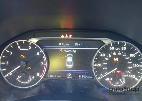 2020 Nissan Altima Sr Intelligent Awd z USA, uszkodzony, nr VIN 1N4BL4CWXLN316896